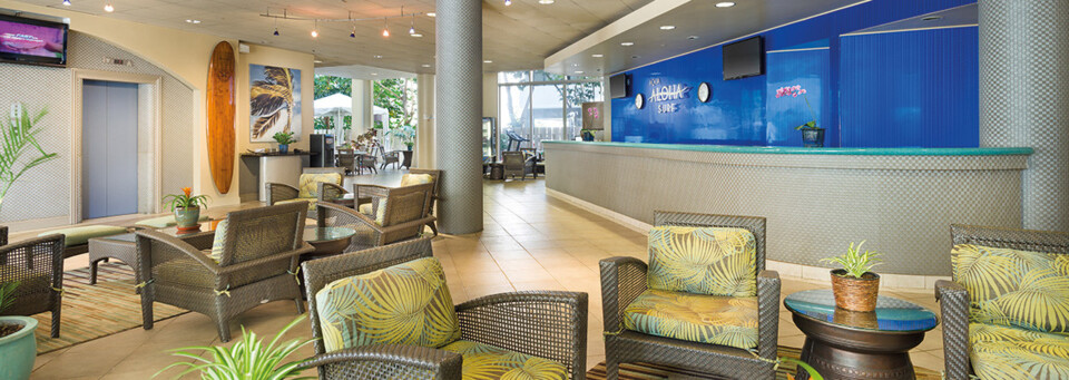 Lobby des Aqua Aloha Surf Waikiki