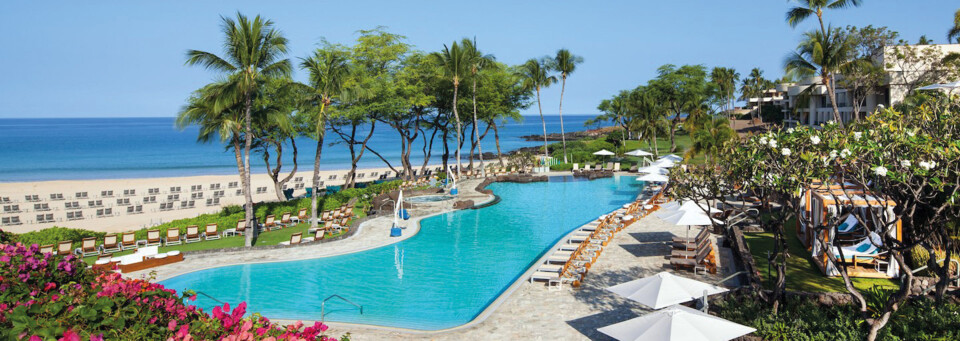 Pool & Strand des The Westin Hapuna Beach Resort