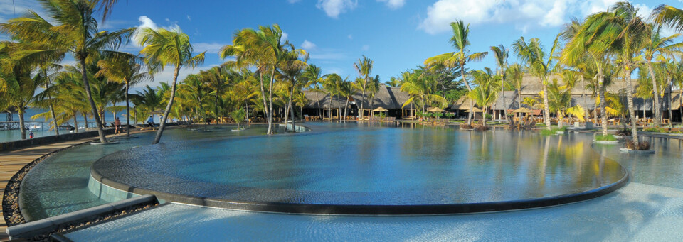 Pool-Bereich des Trou aux Biches Beachcomber Golf Resort & Spa