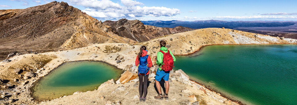 Paar im Tongariro Nationalpark