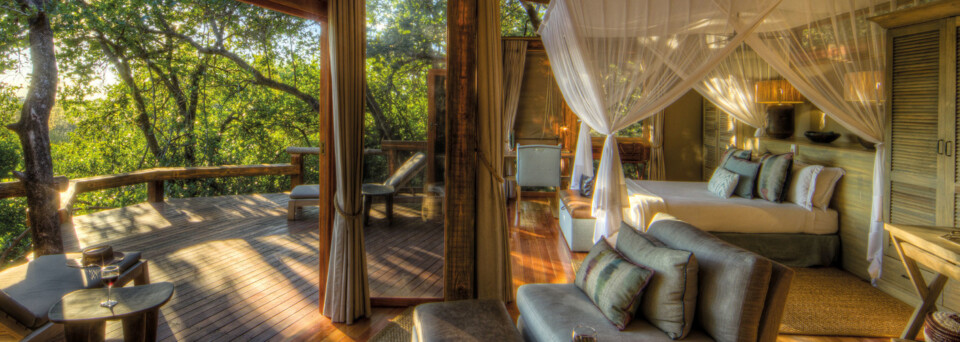 Beispiel Zelt-Suite, Camp Okavango, Okavango Delta