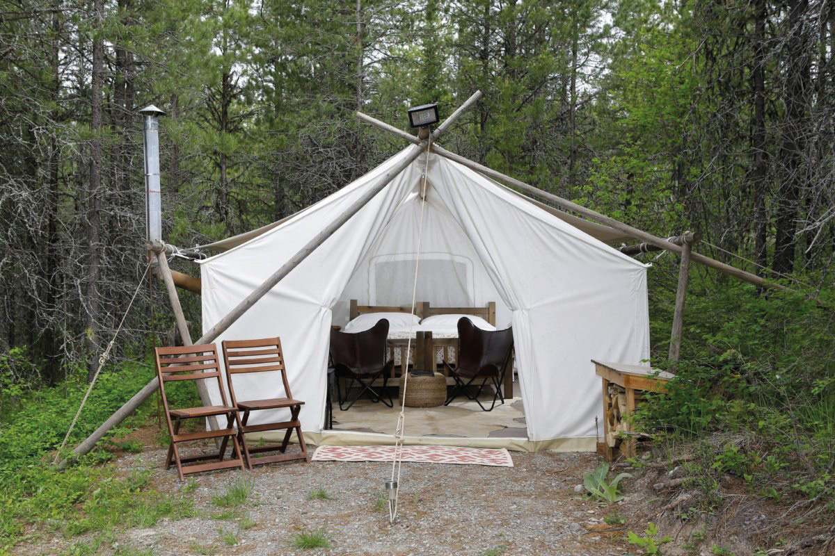 Safari Zelt des Glacier Under Canvas©