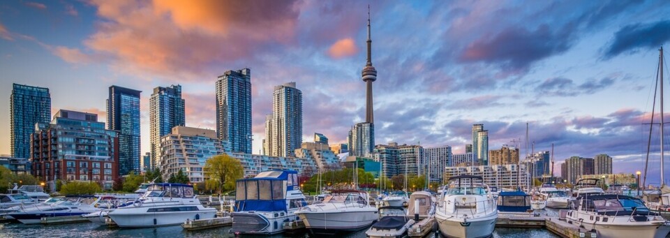Toronto Skyline und Hafen