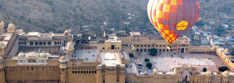 Ballonfahrt über Jaipur