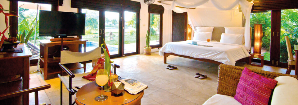 Pool-Villa-Suite Beispiel des The Legend Chiang Rai Resort