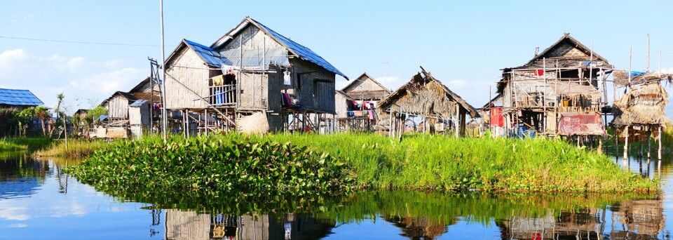 Inle See - Häuser