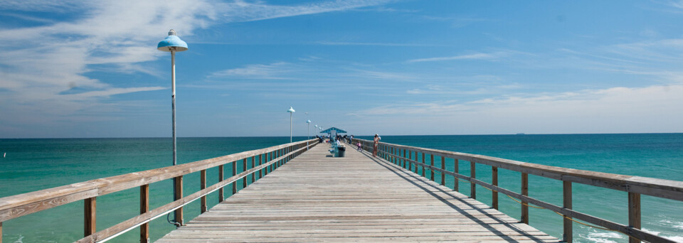 Steg am Meer in Fort Lauderdale