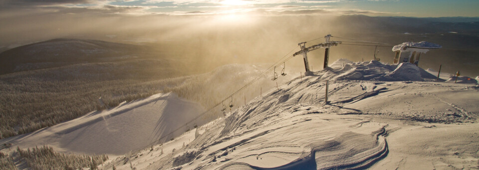 Skilift im Skigebiet Big White