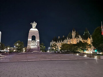 Ottawa bei Nacht - Ostkanada Reisebericht
